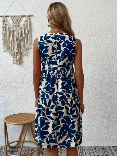 Juniper - Robe à Volants en Feuilles