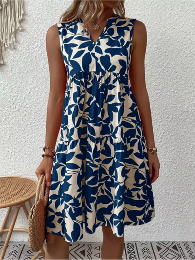 Juniper - Robe à Volants en Feuilles